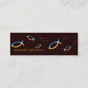 Christian   Pastor   Priest Mini Business Card