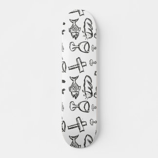 Christian Pattern Skateboard