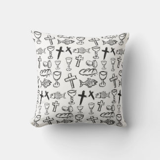 Christian Pattern Throw Pillow