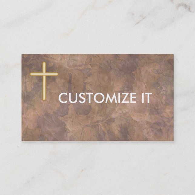 Christian Personal BUSINESS CARDS (Front)