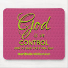 Christian Personalized GOD IS IN CONTROL Pink