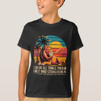 Christian Philipans 4 13 Religious Lion Strength 