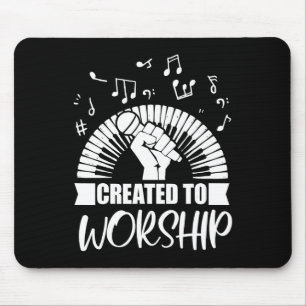 Christian Piano Player Created To Worship Gift For Mouse Pad