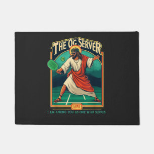 Christian Pickleball Jesus Doormat