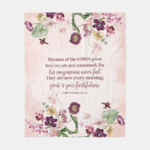 Christian Pink Floral Scripture