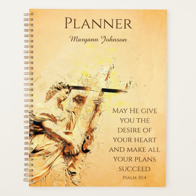 Christian Planner with Bible Verse (Front)