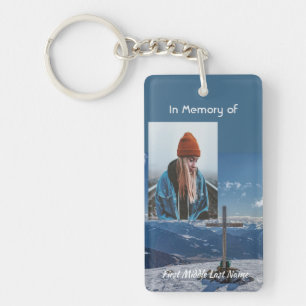 Christian Poem Memorial Keepsake Crucifix Cross Keychain