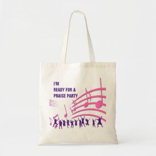 Christian PRAISE PARTY  Tote Bag