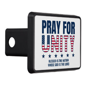 Christian PRAY FOR UNITY USA Day of Prayer Trailer Hitch Cover
