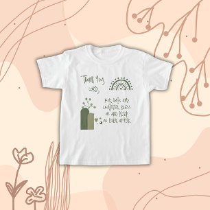 Christian Prayer for kids Olive Green T-Shirt