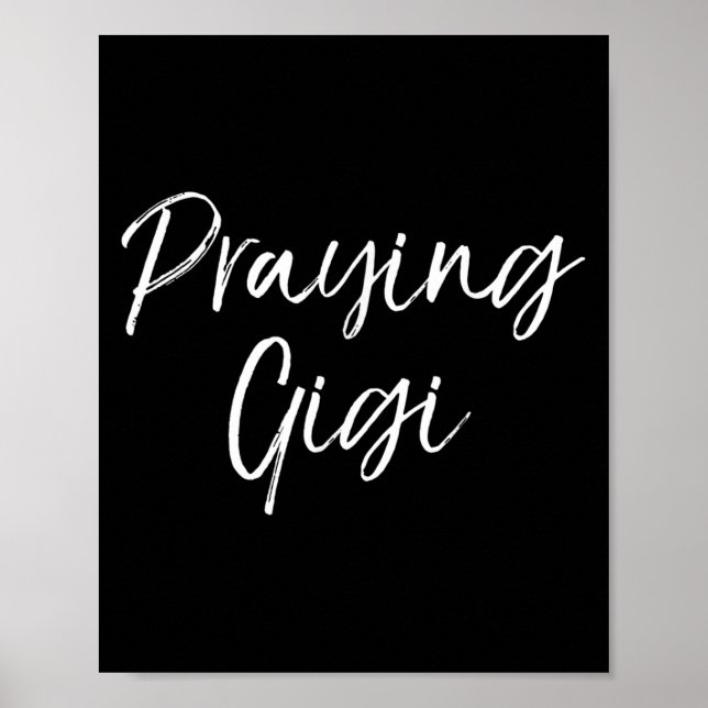 Christian Prayer Mother's Day Gift For Grandma Pra Poster (Front)
