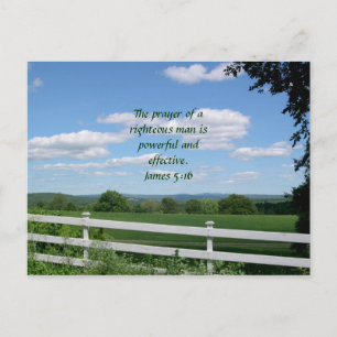 Christian Prayer Postcard