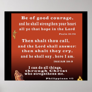 Christian prayer poster