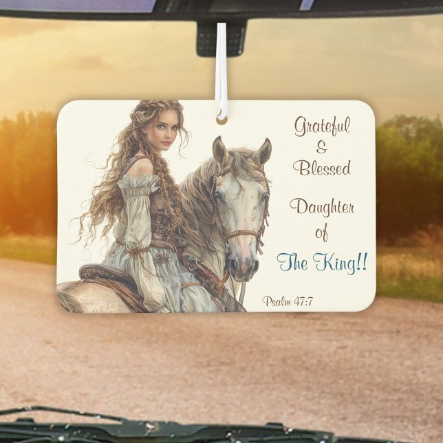 Christian Princess on Horseback Air Freshener  (Creator Uploaded)