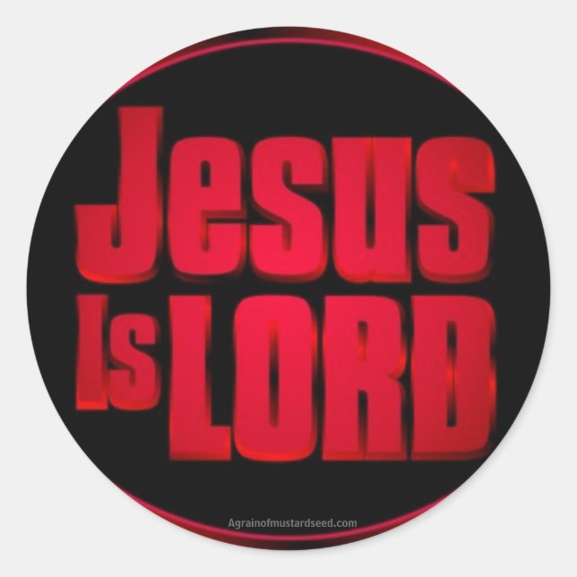 Christian Quotes Classic Round Sticker (Front)
