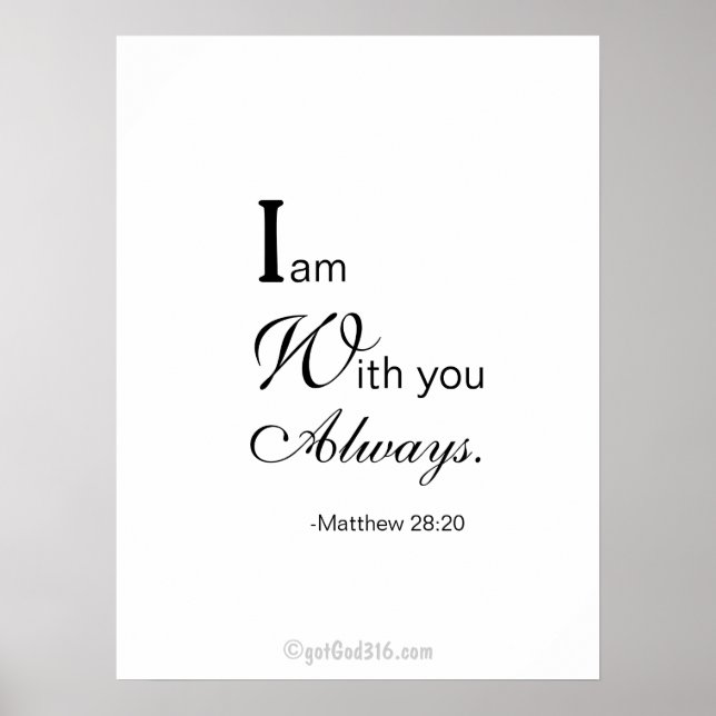 Christian Quotes gotGod316.com Wall Art (Front)