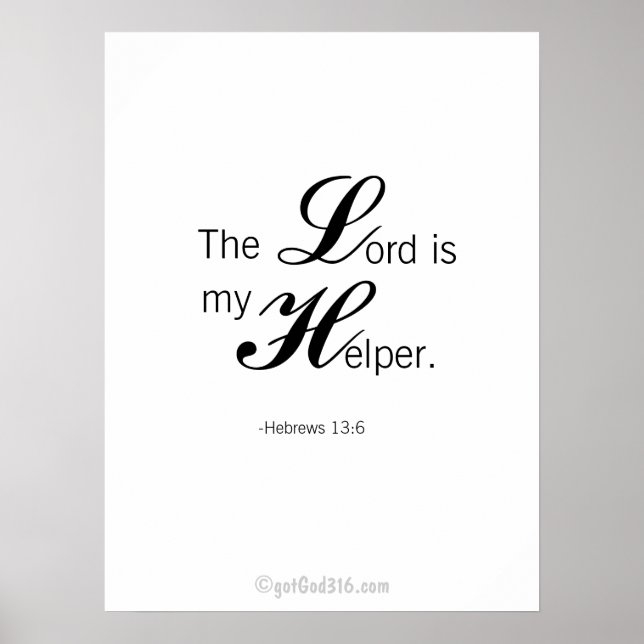 Christian Quotes gotGod316.com Wall Art (Front)