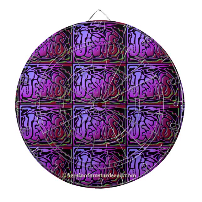 Christian Quotes Inspirational Dartboard (Front)