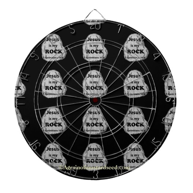 Christian Quotes Inspirational Dartboard (Front)