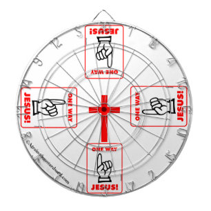 Christian Quotes Inspirational Dartboard