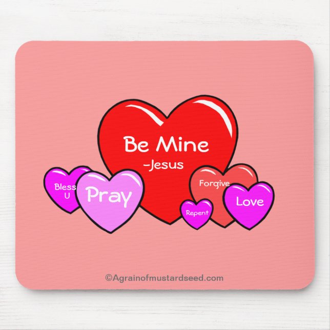 Christian Quotes Inspirational Mouse Pad (Front)