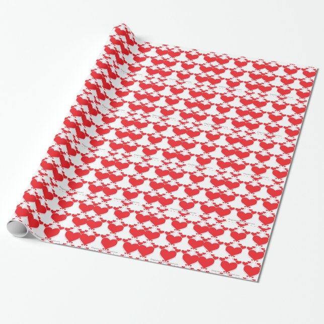 Christian Quotes Inspirational Wrapping Paper (Unrolled)