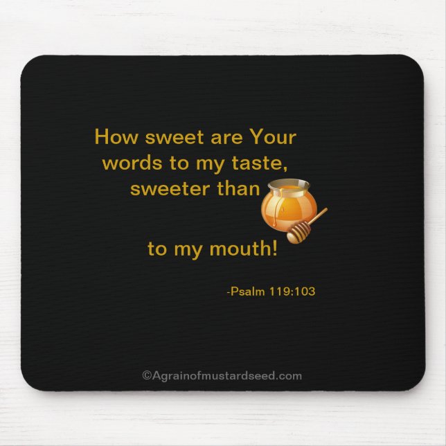 Christian Quotes Mouse Pad (Front)