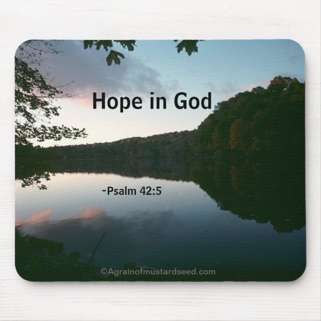Christian Quotes Mouse Pad (Front)