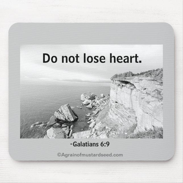 Christian Quotes Mouse Pad (Front)