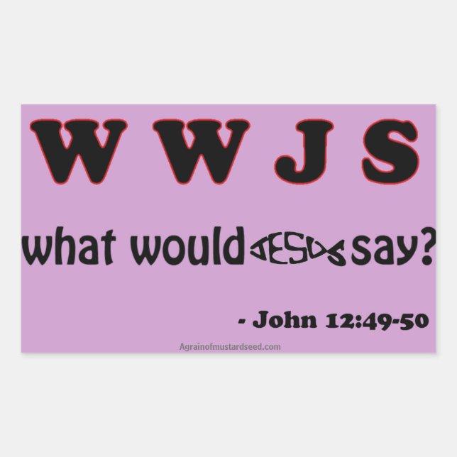 Christian Quotes Sticker (Front)