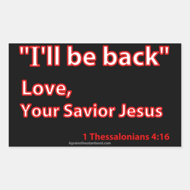 Christian Quotes Sticker (Front)