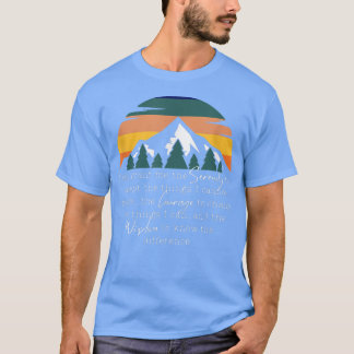 Christian Recovery Prayer God Grant Me The Serenit T-Shirt