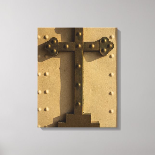 Christian religious cross, Iraq Canvas Print (Front)