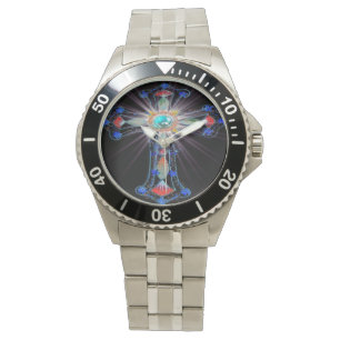 Christian religious cross watch designs