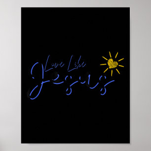 Christian Religious Faith Inspired Love Like Jesus Poster