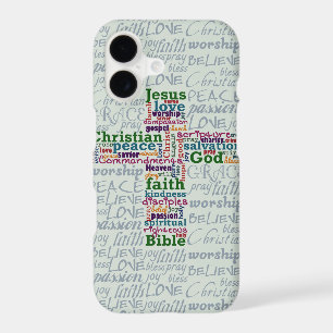 Christian Religious Word Art Cross