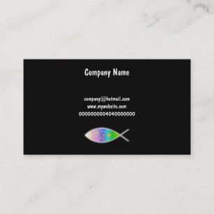 Christian Retro Fish, Business Card