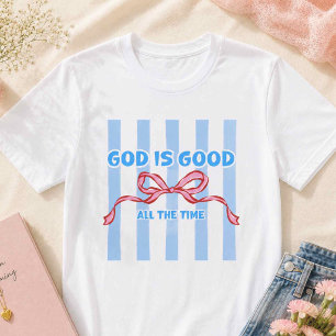 Christian Retro Preppy Coquette Bow T-Shirt