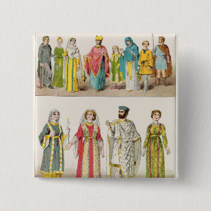 Christian Roman Dress 2 Inch Square Button