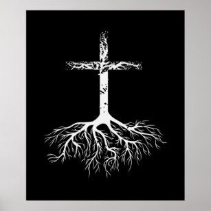 Christian Root your Faith in Jesus Christ Root Tre Poster