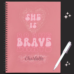 Christian rose gold sparkle journal notebook