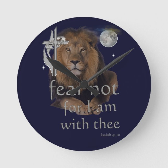 christian round clock (Front)