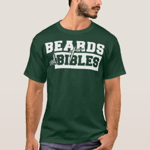 Christian s Beards and Bibles Cross Faith Jesus  T-Shirt