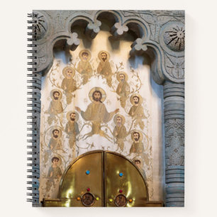 Christian Saint Artwork Notebook