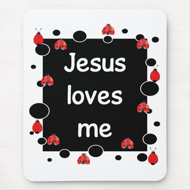 Christian Saying Mouse Pad (Front)