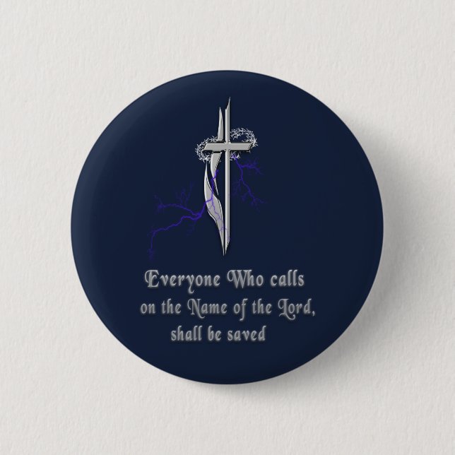 Christian Scripture 2 Inch Round Button (Front)
