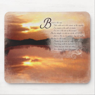 Christian Scripture Bible Verse Gift Sets Psalms 1 Mouse Pad