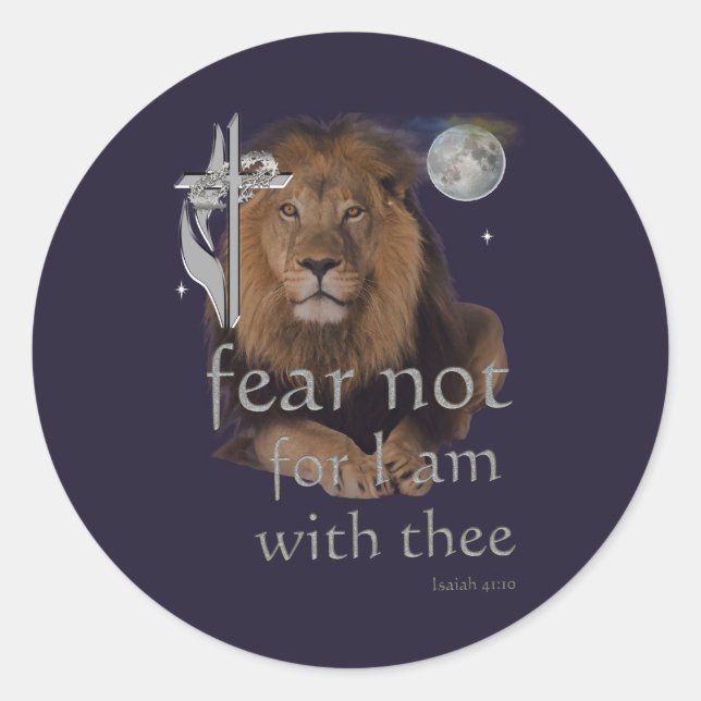 Christian Scripture Classic Round Sticker (Front)