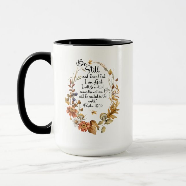 Christian Scripture Coffee Mug (Left)