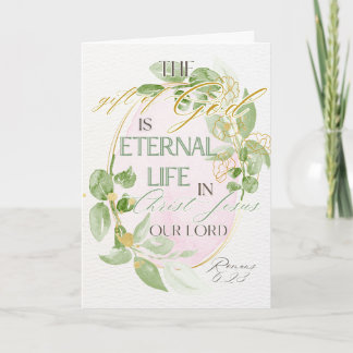 Christian Scripture Easter Card